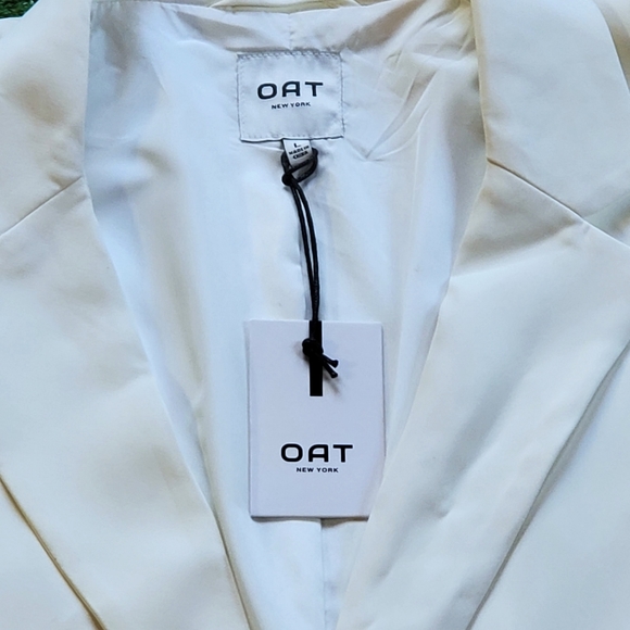 Ladies White  One Button Blazer by OATS NEW YORK - Picture 8 of 8